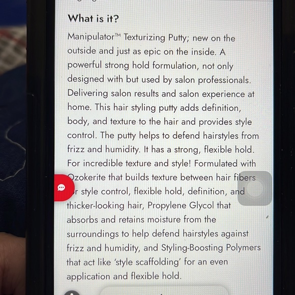 Bed Head TIGI MANIPULATOR texturizing putty firm hold  NEW - Picture 6 of 8